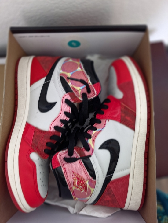 Jordan Other - JORDAN 1 Retro High OG Spider-verse Sneakers - Men's 7.5 - Excellent Condition